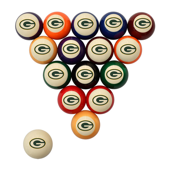 NFL Teams - Billiard Ball Sets For the Player American Gaming Supply Green Bay Packers