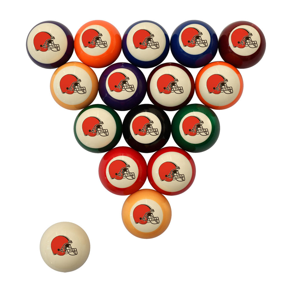 NFL Teams - Billiard Ball Sets For the Player American Gaming Supply Cleveland Browns
