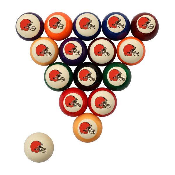 NFL Teams - Billiard Ball Sets For the Player American Gaming Supply Cleveland Browns