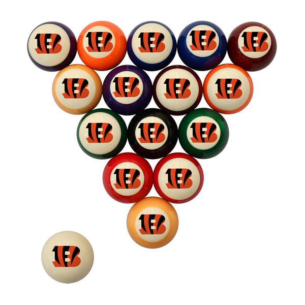NFL Teams - Billiard Ball Sets For the Player American Gaming Supply Cincinnati Bengals