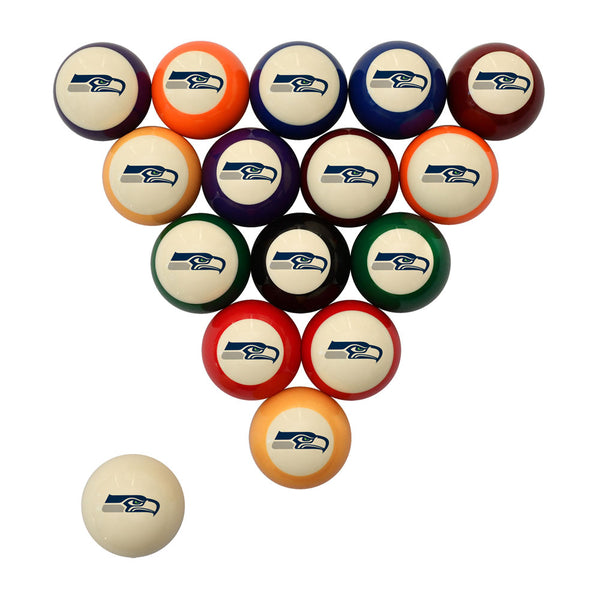 NFL Teams - Billiard Ball Sets For the Player American Gaming Supply Seattle Seahawks