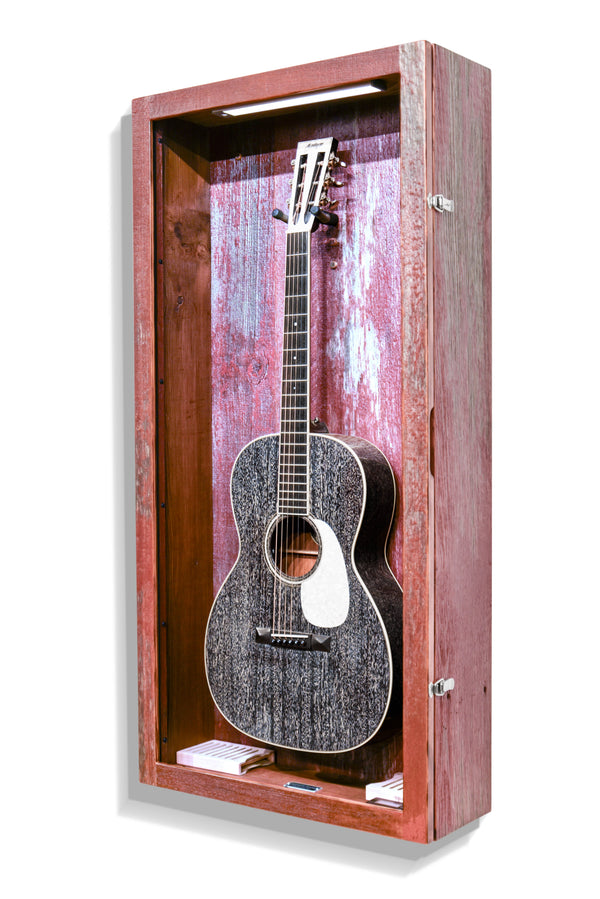 ClimaCase Rectangle Humidor - Reclaimed Barnwood (Red)