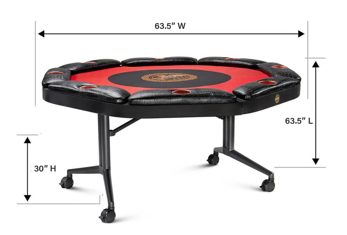Triton Classic Folding 8 Player Poker Table