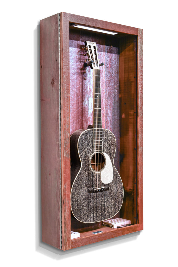 ClimaCase Rectangle Humidor - Reclaimed Barnwood (Red)