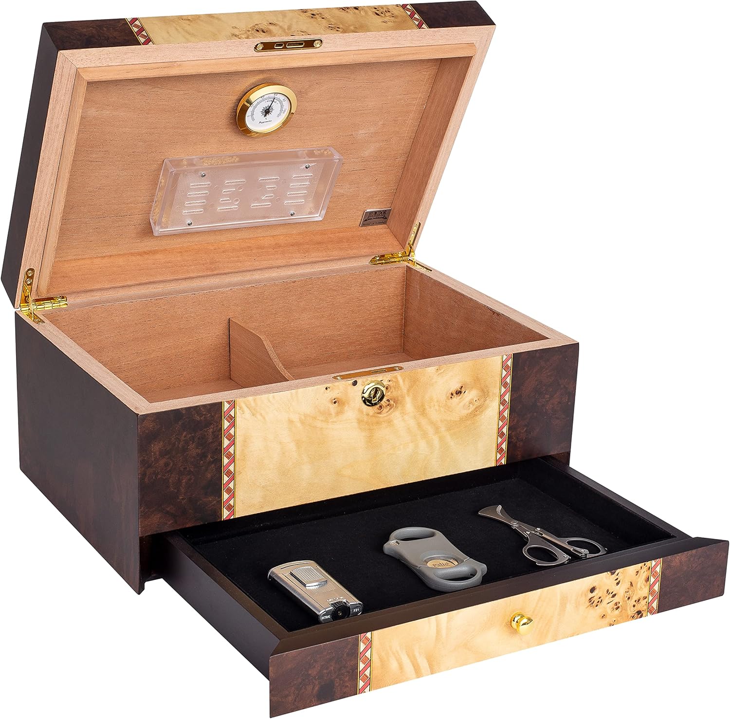Florina Desktop Cigar Humidor For the Bar Quality Importers