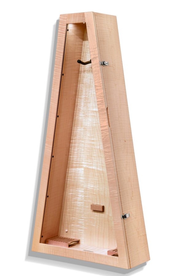 ClimaCase Triangle Humidor - Flamed Maple