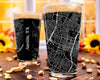 City Map Pint Glass - Top 50 US Cities For the Bar Hometown Gifts Austin TX