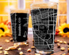 City Map Pint Glass - Top 50 US Cities For the Bar Hometown Gifts Boulder CO