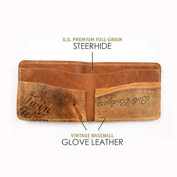 Vintage Baseball Glove Wallet - Billfold Style For the Sports Lover Fielder's Choice