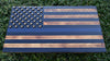 Thin Blue Line American Flag Concealed Gun Case - With Magnetic Release For the Outdoorsman 13 Stripes