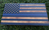 Thin Blue Line American Flag Concealed Gun Case - With Magnetic Release For the Outdoorsman 13 Stripes
