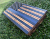 Thin Blue Line American Flag Concealed Gun Case - With Magnetic Release For the Outdoorsman 13 Stripes