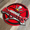 Tampa Bay Buccaneers - Layered Wood Sign For the Sports Lover Arizona Copper Beard