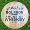 Bulleit Bourbon Barrel Top - Wall Hanging For the Man Cave Gambill Woodworking