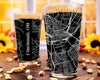 City Map Pint Glass - Top 50 US Cities For the Bar Hometown Gifts Cincinnati OH