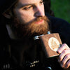 Campfire - Wooden Hip Flask For the Bar Autumn Woods