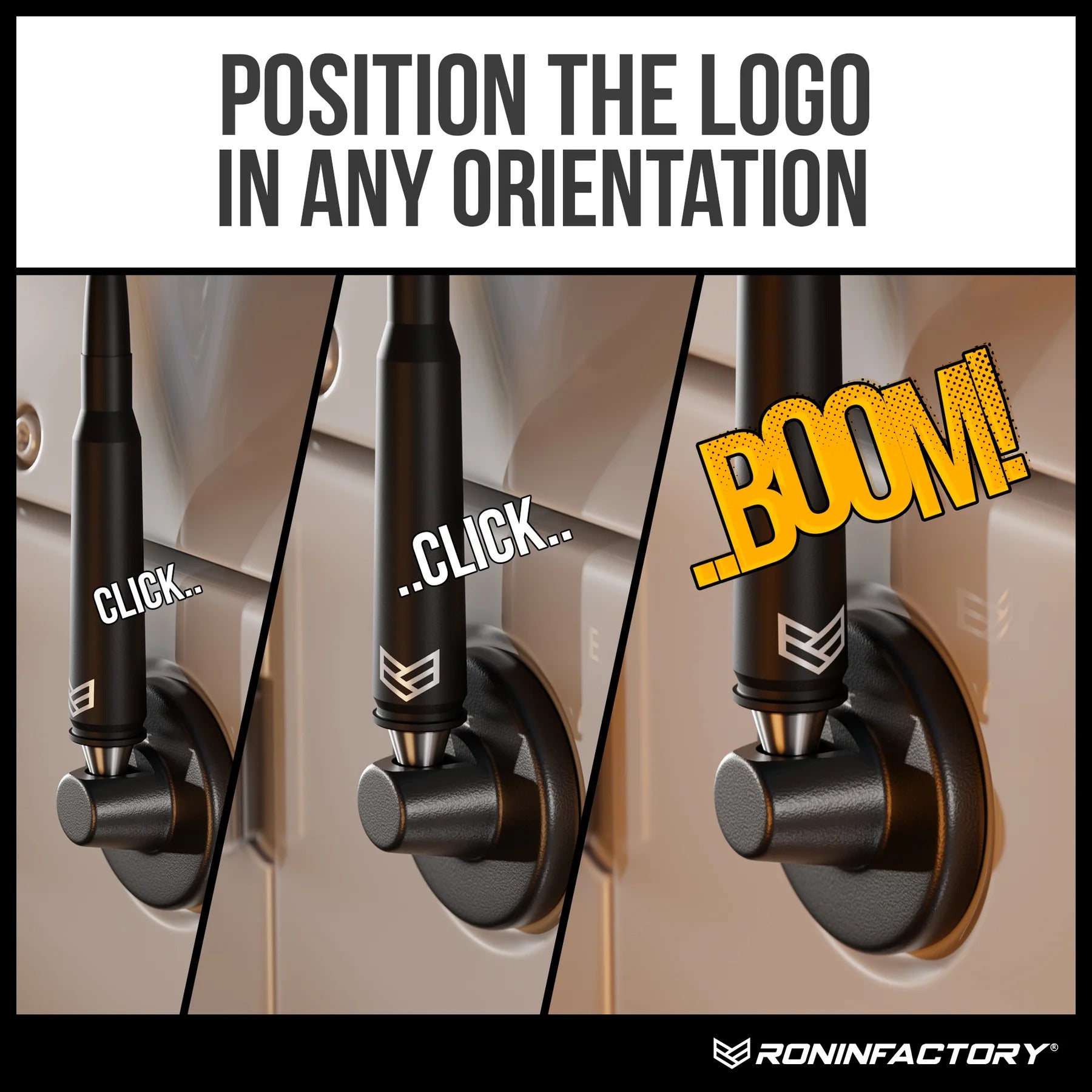 Jeep - 50 Caliber Bullet Antenna For the Gear Head Ronin Factory