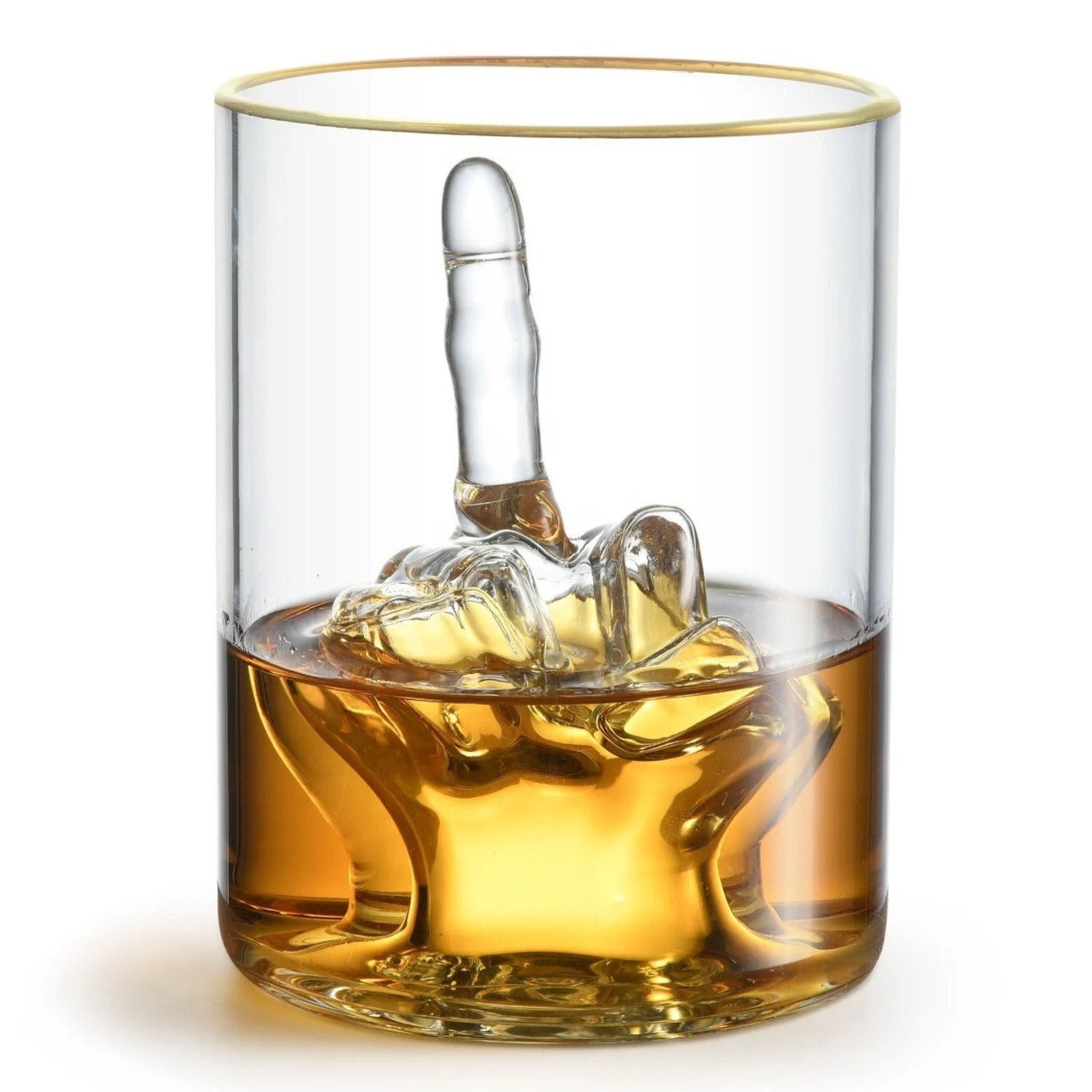 Middle Finger Rocks Glasses For the Bar The Diamond Glassware