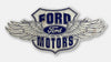Ford Motors '32-Inch Winged Logo' - Tin Metal Sign For the Gear Head Sign Box Co.