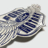 Ford Motors '32-Inch Winged Logo' - Tin Metal Sign For the Gear Head Sign Box Co.
