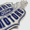 Ford Motors '32-Inch Winged Logo' - Tin Metal Sign For the Gear Head Sign Box Co.