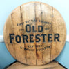 Old Forester Bourbon Barrel Top - Wall Hanging For the Man Cave Gambill Woodworking