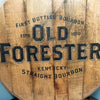 Old Forester Bourbon Barrel Top - Wall Hanging For the Man Cave Gambill Woodworking