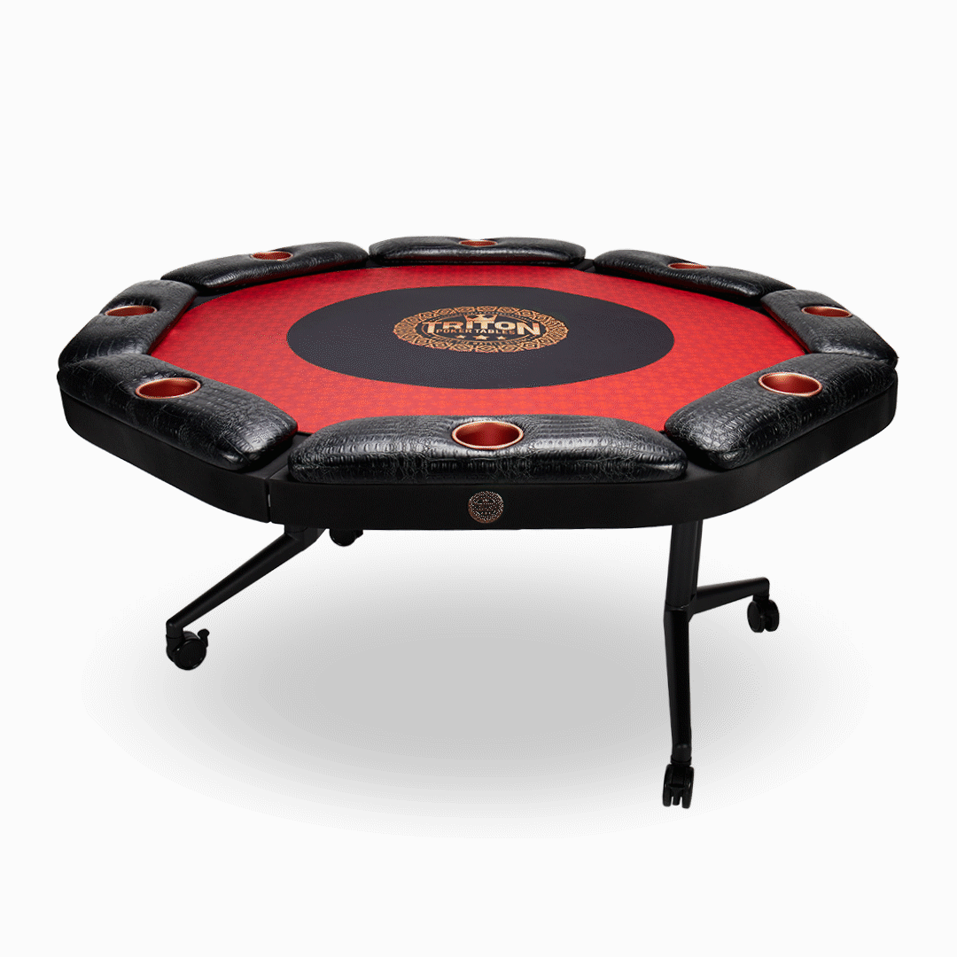 Triton Classic Folding 8 Player Poker Table