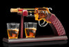 Revolver Gun Whiskey Decanter - with 2 Bullet Shot Glasses For the Bar The Diamond Glassware