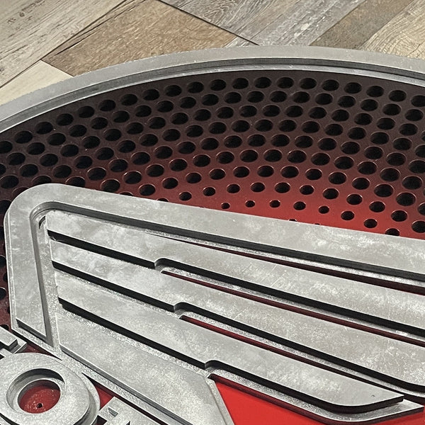 Honda Motorcycles - Layered Wood Sign For the Gear Head Arizona Copper Beard