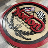 Norton Motorcycles - Layered Wood Sign For the Gear Head Arizona Copper Beard