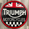 Triumph Motorcycles - Layered Wood Sign For the Gear Head Arizona Copper Beard
