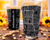 City Map Pint Glass - Top 50 US Cities