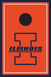 Cornhole Boards - University of Illinois For the Player Moseye Pong