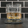 City Map Rocks Glass - Top 50 US Cities