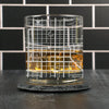 City Map Rocks Glass - Top 50 US Cities For the Bar Hometown Gifts Iowa City IA