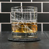 City Map Rocks Glass - Top 50 US Cities For the Bar Hometown Gifts Jacksonville FL