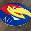 University of Kansas Jayhawks - Layered Wood Sign For the Sports Lover Arizona Copper Beard