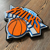 New York Knicks - Layered Wood Sign For the Sports Lover Arizona Copper Beard