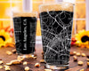 City Map Pint Glass - Top 50 US Cities