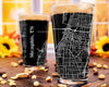 City Map Pint Glass - Top 50 US Cities For the Bar Hometown Gifts Memphis TN