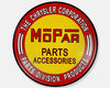 Chrysler Mopar Parts and Accessories - Tin Metal Sign For the Gear Head Sign Box Co.