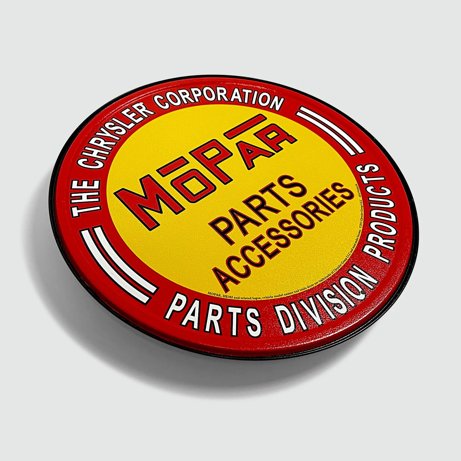 Chrysler Mopar Parts and Accessories - Tin Metal Sign For the Gear Head Sign Box Co.