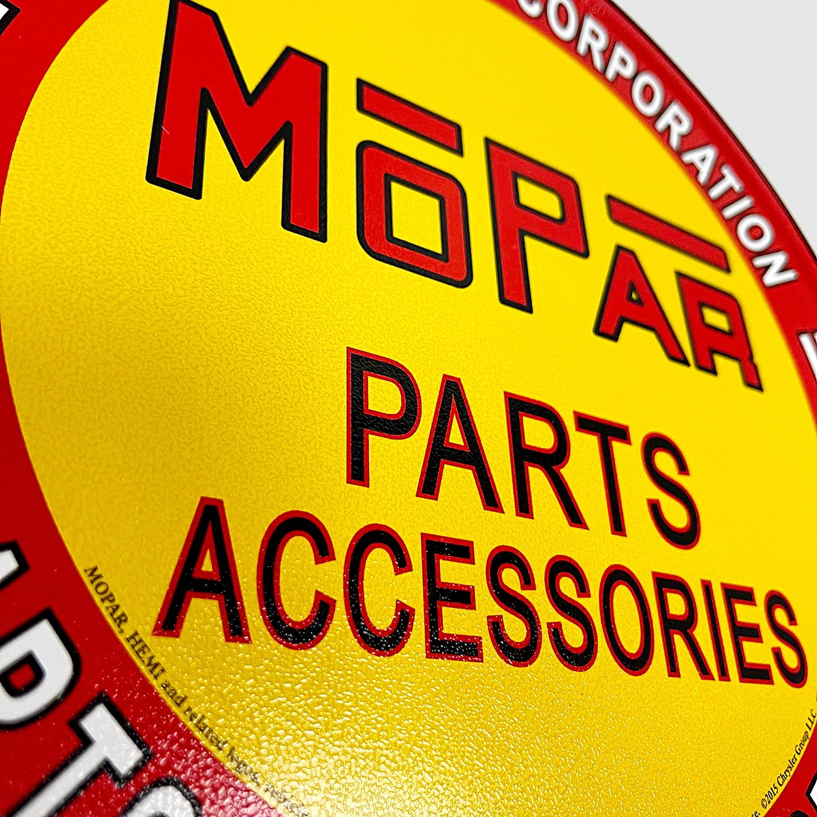 Chrysler Mopar Parts and Accessories - Tin Metal Sign For the Gear Head Sign Box Co.