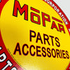 Chrysler Mopar Parts and Accessories - Tin Metal Sign For the Gear Head Sign Box Co.
