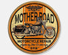 Mother Road Motorcycle Repair - Tin Metal Sign For the Gear Head Sign Box Co.