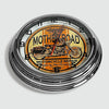 Mother Road Motorcycle Repair - Metal White Neon Clock For the Gear Head Sign Box Co.