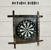 Bourbon Barrel Stave Dart Board For the Player Bluegrass Barrels