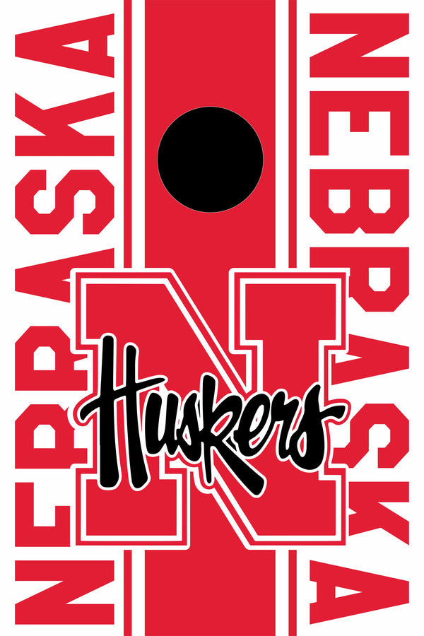 Cornhole Boards - University of Nebraska For the Player Moseye Pong