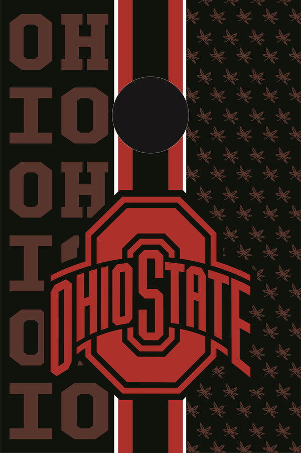 Cornhole Boards - Ohio State - Dark For the Player Moseye Pong